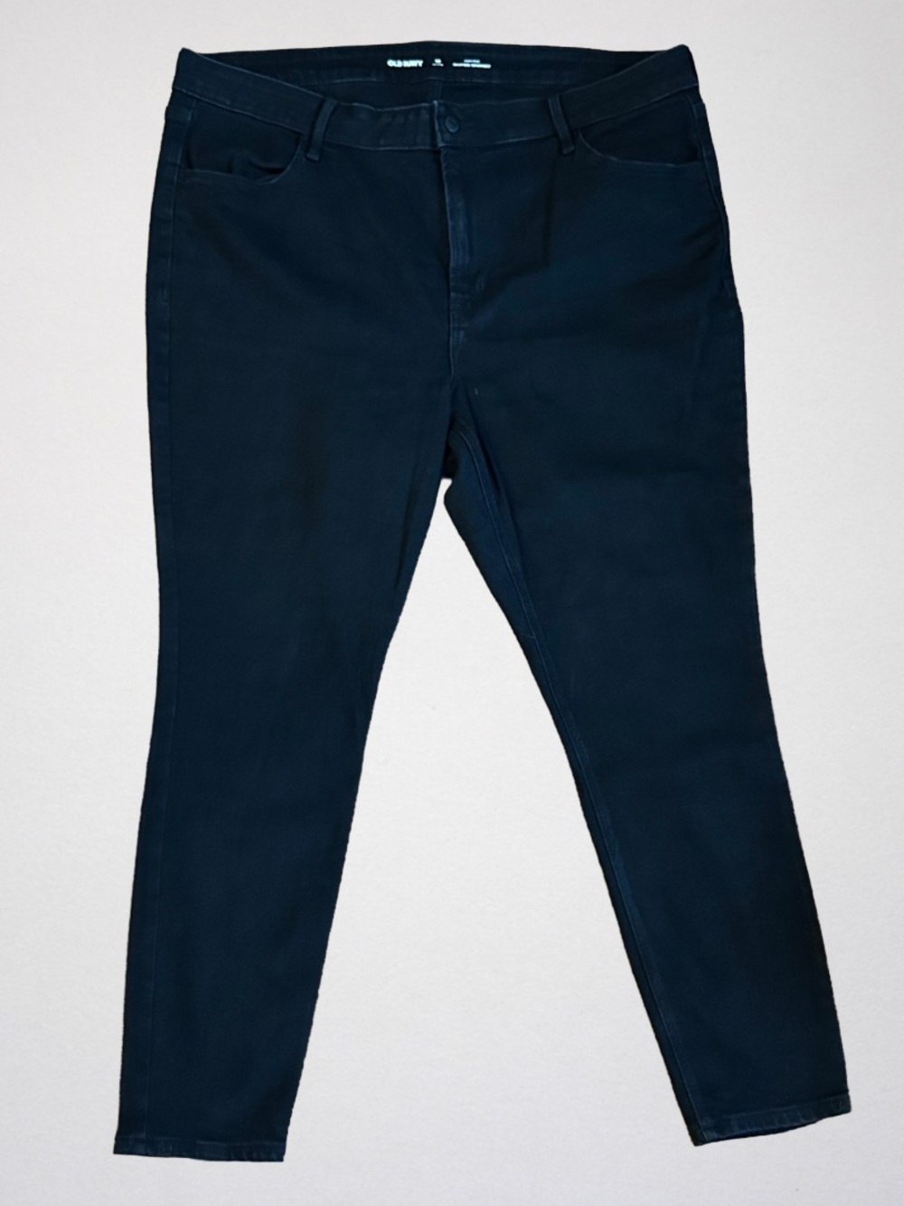 Old Navy Black High-Rise Super Skinny Jeans | Petite 18 | Stretch | Like New